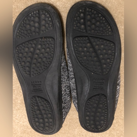 ACRON EXPLORER SHOE SLIPPER BLACK HEATHERED SLIP ON 10.5 -11.5 - Picture 5 of 9